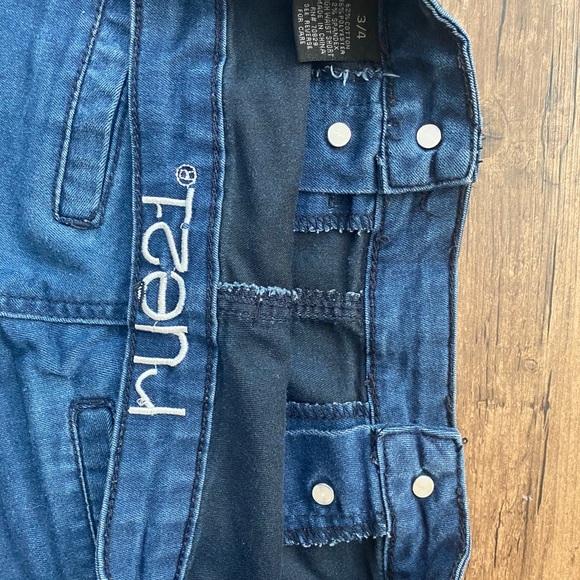 Rue21 High waisted blue button up shorts - Picture 5 of 6